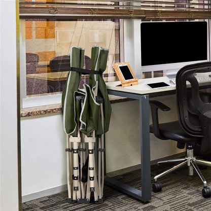 Yaheetech Lettino da campeggio pieghevole portatile in metallo per esterni e interni