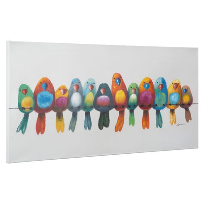 Yosemite Home Decor 'Birds on a Wire I' Quadro originale dipinto a mano - multicolore