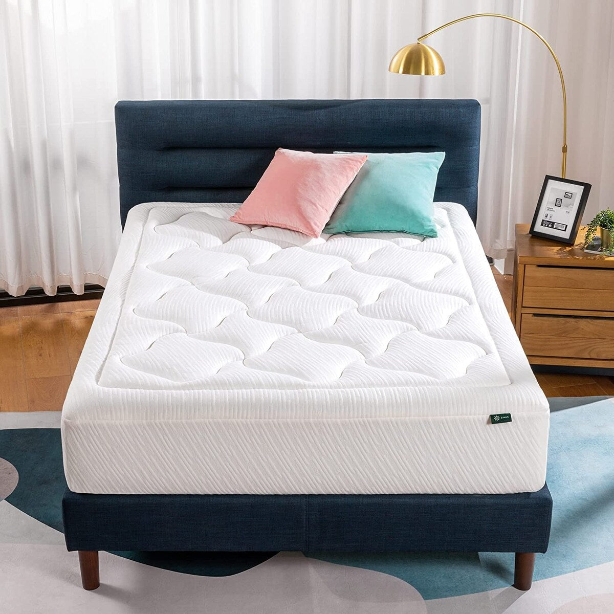 Materasso in memory foam ZINUS Cloud da 12 pollici, antidecubito, Bed-in-a-Box, certificato CertiPUR-US