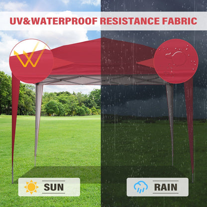 Tenda da giardino Zenova da 10' x 10', gazebo, tenda da festa, tenda da matrimonio