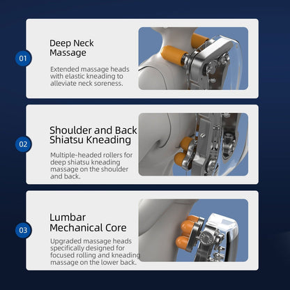 Poltrona massaggiante Zero Gravity con riscaldamento dei fianchi